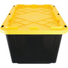 Durabilt 27 Gal. Black-Yellow Tote 4427BKYL.36 642793