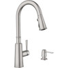 Moen Fenn 1-Handle Pull-Down Kitchen Faucet, Stainless Steel 87163SRS