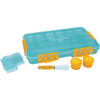 SubSafe Charcuterie Safe Light Blue & Neon Orange Food Storage Set CHO 610348