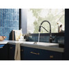 Moen Nolia 1-Handle Pull-Down Widespread Kitchen Faucet, Matte Black 87886BL 452426