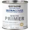 Rust-Oleum Painter's Touch Ultra Cover Flat Premium Latex Primer, White, 1-2 Pt. 267268 774781