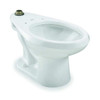 Toilet Bowl, 1.28 to 1.6 gpf, Flush Valve, Floor Mount, Elongated, White