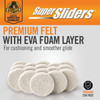 Gorilla Super Sliders 1-1-2 In. Beige Felt Pad (24-Piece) 4718324BG 208451