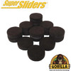 Gorilla Super Sliders 1 In. Brown Felt Pad (16-Piece) 4728424BG