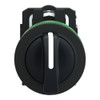 Schneider Electric Selector Switch, 3 Pos, 30 mm, Black XB5FD53
