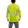 Tingley High Visibility T-Shirt, 3, R, Polyester, Green-Yellow, L S75522