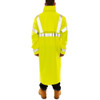 Tingley Arc Flash Flame Resistant Rain Coat, PVC, Class 3 Lime, L C44122