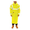 Tingley Arc Flash Flame Resistant Rain Coat, PVC, Class 3 Lime, S C44122