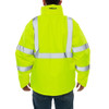 Tingley Jacket, Polyester, Class 3 R, Green; Yellow, 2XL J26142.2X
