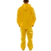 Rain Suit, Heavy Duty PVC, 10.5 mil Thick, Snap-On (Included), Yellow, 2XL  S56307 XXL