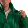 Tingley Safetyflex Chemical Splash Jacket, PVC, Green, 4XL J41008.4X.03