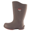 Men's Flite Tall Rubber Boots, Composite Toe, 15 in Height, Gray, 6  28259