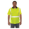Tingley Men's Polo Shirt, Polyester, Pullover, Green-Yellow, L S74022.LG
