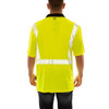 Tingley Men's Polo Shirt, Polyester, Pullover, Green-Yellow, L S74022.LG
