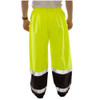 Tingley High-Visibility Pants, 4XL, Black; Green; Yellow, Polyurethane P27122