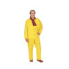 Rain Pants, Polyurethane, 32 in Inseam, Drawstring Closure, Yellow, Size 2XL  P21107.2X.02