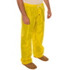 Rain Pants, Polyurethane, 31 in Inseam, Drawstring Closure, Yellow, Size XL  P21107
