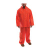 Tingley 2-Piece Rainsuit, PVC, 0.35 mil Thick, Attached, Orange, S S63219