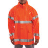 Tingley Flame Resistant Rain Jacket, PVC, Class 3 R, Orange, M J53129