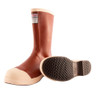 Men's Pylon Mid Rubber Boots, Steel Toe, 12-1-2" Height, Brick Red, 10  MB924B