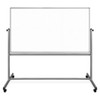 Luxor 72 in  x 40 in  Mobile Magnetic Combination Ghost Grid-Whiteboard MB7240LB
