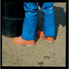 Tingley Men's HazProof Mid Rubber Boots, Steel Toe, 11" Height, Orange, 7 82330