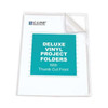 8-1/2" x 11" Letter Size Deluxe Non Glare Vinyl Project Folders, 50/BX