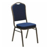 Hercules Banquet Chair, Blue Back, 17-1/4 in W 20-1/4" L 38" H, Fabric Seat
