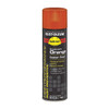Rust Preventative Spray Paint, Equipment Orange, Gloss, Solvent, 15 oz