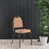 National Public Seating Stacking Chair, 9200 Series, Vinyl Beige 9201-M