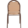 National Public Seating Stacking Chair, 9200 Series, Vinyl Beige 9201-M