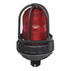 Strobe Light, Red, LED, 120 to 240V AC, 60 FPM, 6 17/32 in Dia., (F) 3/4 in NPT