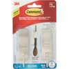 Command Medium Bath Hooks, Satin Nickel, 2 Hooks, 4 Strips BATH43-SN-2ES 256344