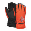 Mcr Safety 983 Mechanics Gloves, Polyurethane Palm, High-Visibility Orange 983M