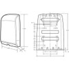 Scott Slimfold Towel Dispenser, White, 9.83" x 13.67" x 2.88" (Qty 1) 34830