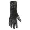 Chemical Resistant Gloves, Butyl, Viton(R), Smooth Full, Beaded, Black, 11, 1 PR
