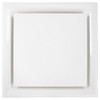 American Louver 8 in Square Square Plaque Diffuser, White STR-PQ-8W