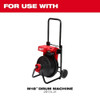 Milwaukee Tool Drum with Anchor Cable for M18 Drum Machine 47-53-2817