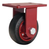 Hamilton Plte Caster,Rigid,Rubber,6 in.,540 lb. R-FM-6RB