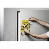 Manufacturer Varies Sign Holder,Black; Yellow,14.06" H,PK2 4772130
