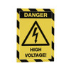Manufacturer Varies Sign Holder,Black; Yellow,14.06" H,PK2 4772130