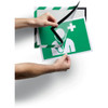 Manufacturer Varies Sign Holder,Green; White,14.06" H,PK2 4770131