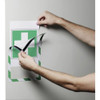 Manufacturer Varies Sign Holder,Green; White,14.06" H,PK2 4772131