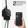 Energizer 15A 2-Outlet Smart WiFi Outdoor Plug EOX3-1002-BLK 552210