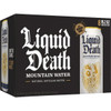 Liquid Death 19.2 Oz. 100% Mountain Water 1700076 Pack of 12 601612