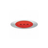 Grote Clearance and Marker Lamp,Red,Oval 45582