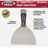 Hyde 6 In.  SuperFlexx Stainless Steel Joint Knives 06857 798217