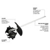 Milwaukee Tool Cultivator Attachment 49-16-2739