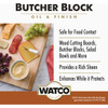 Watco 16 Oz. Butcher Block Oil & Finish 241758 643908