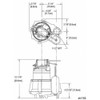 Zoeller Submersible Effluent Pump,1-2hp,4.7A 98-0004